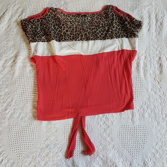 Leopard Print pink blouse - Picture 5 of 5